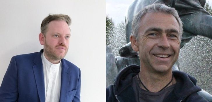 v. l. n. r. Philip Raby und Richard Kidd,